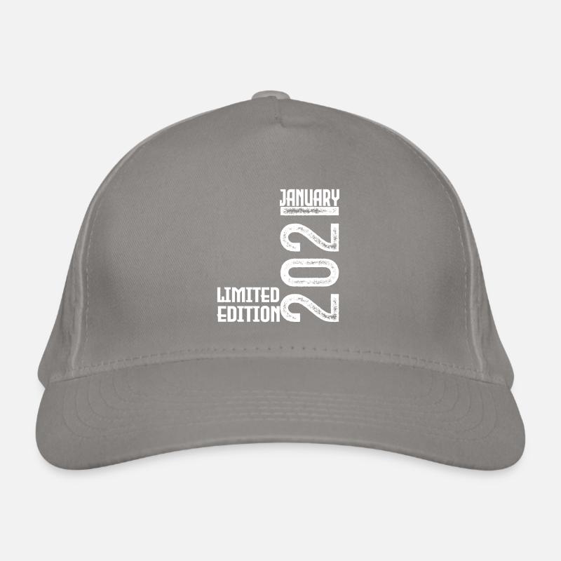 Cadeau Anniversaire Janvier 2021. January 2021. Casquette classique bio