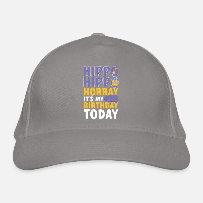 Flusspferd Nilpferd Bio-Baseballkappe