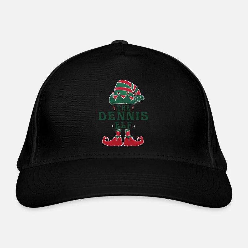 Le pyjama Dennis Elf pour des vacances de Noël amusantes Casquette classique bio