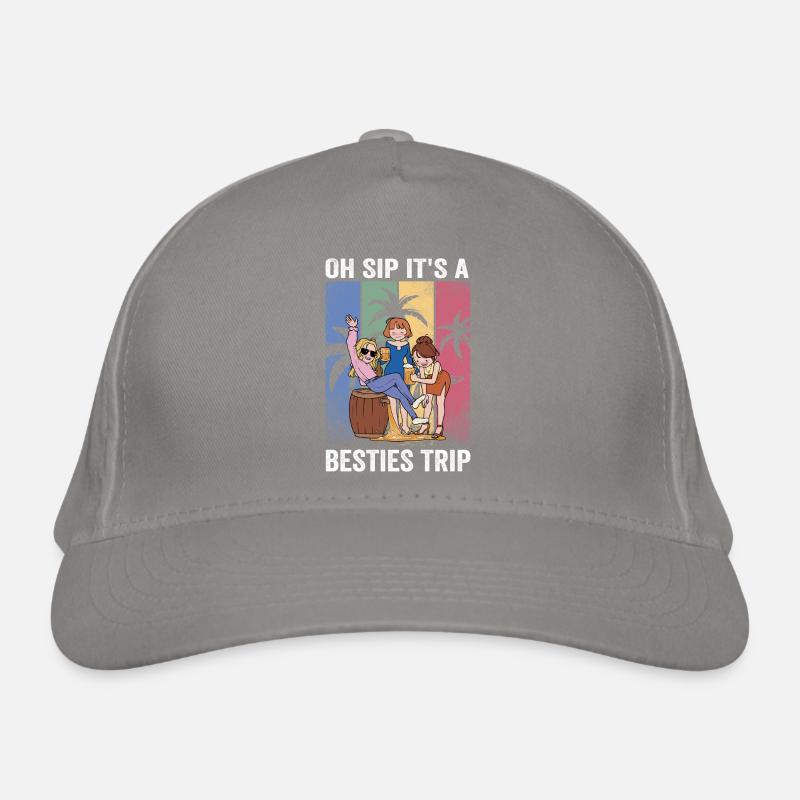 Week-end entre filles Oh Sip C’est un voyage de meilleures amies Casquette classique bio