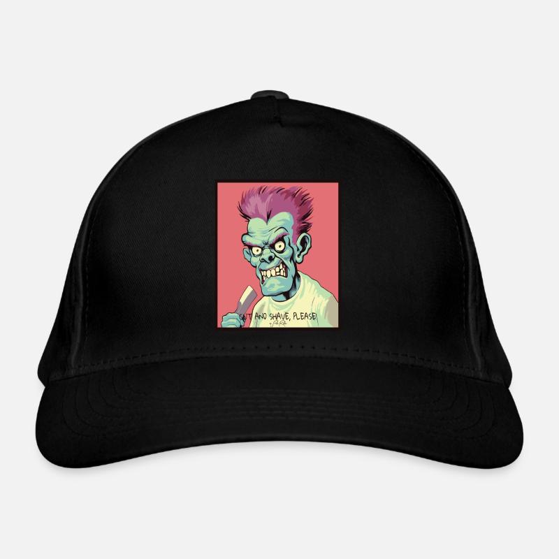 Le salon de coiffure Coiffeur Zombie Casquette classique bio