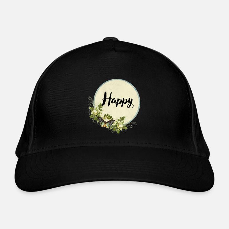 Papillon heureux Casquette classique bio