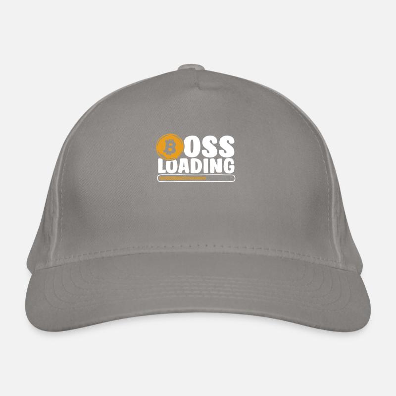 Chargement de la blockchain de crypto-monnaie Casquette classique bio