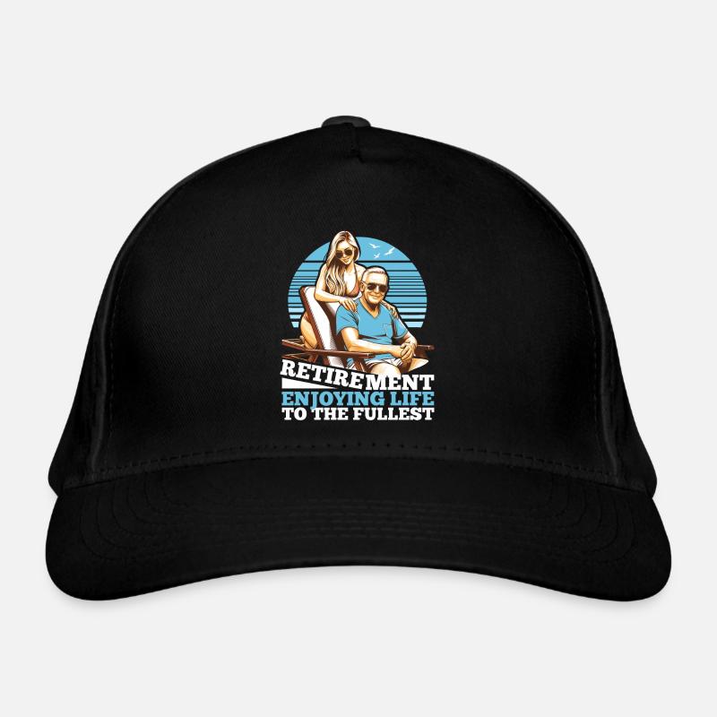Rente Ruhestand Leben genießen Geschenk Bio-Baseballkappe