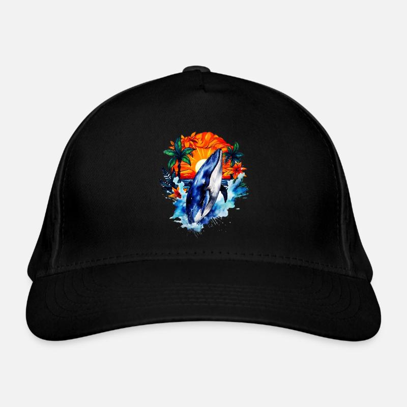 Blue Whale Organic Baseball Cap