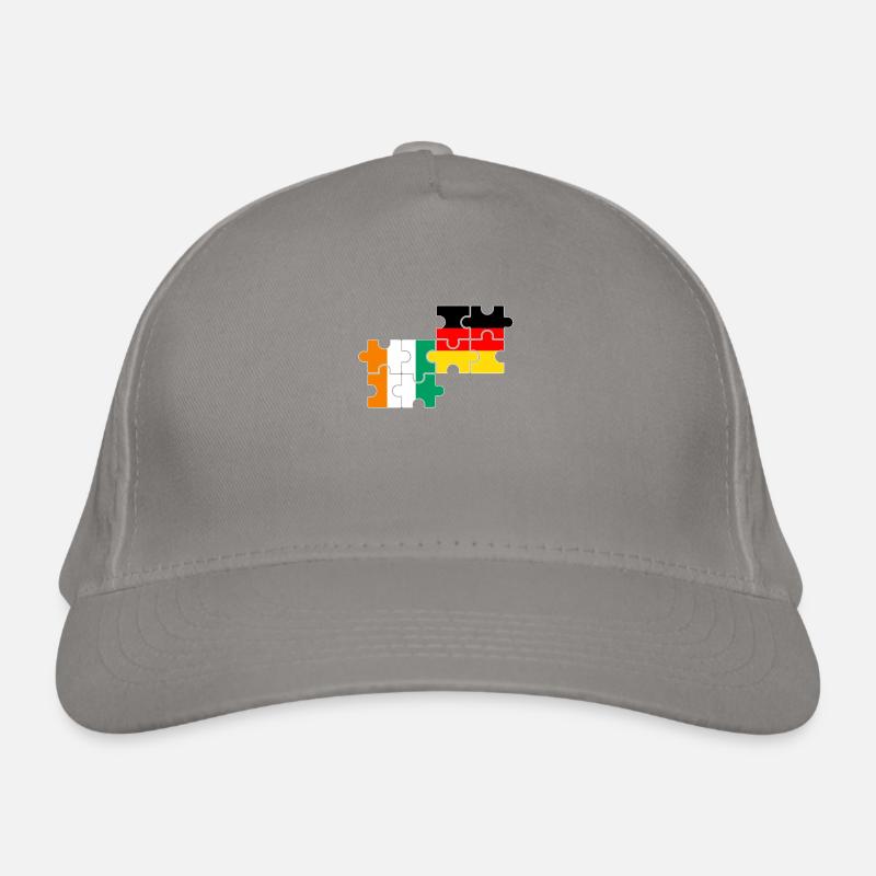 Ivory Coast Germany Flag German Ivorian Organic Baseball Cap
