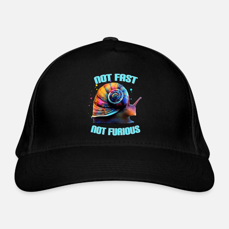 Not Fast Not Furious Snail Organic Baseball Cap