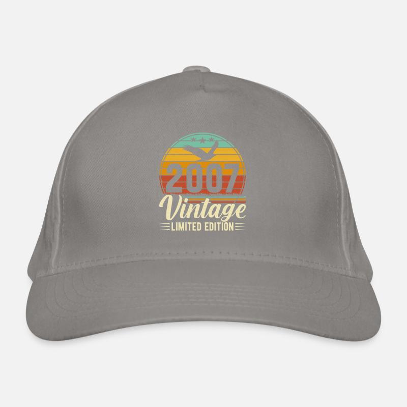 Original 18 Year Birthday 2007 Party Gift Organic Baseball Cap