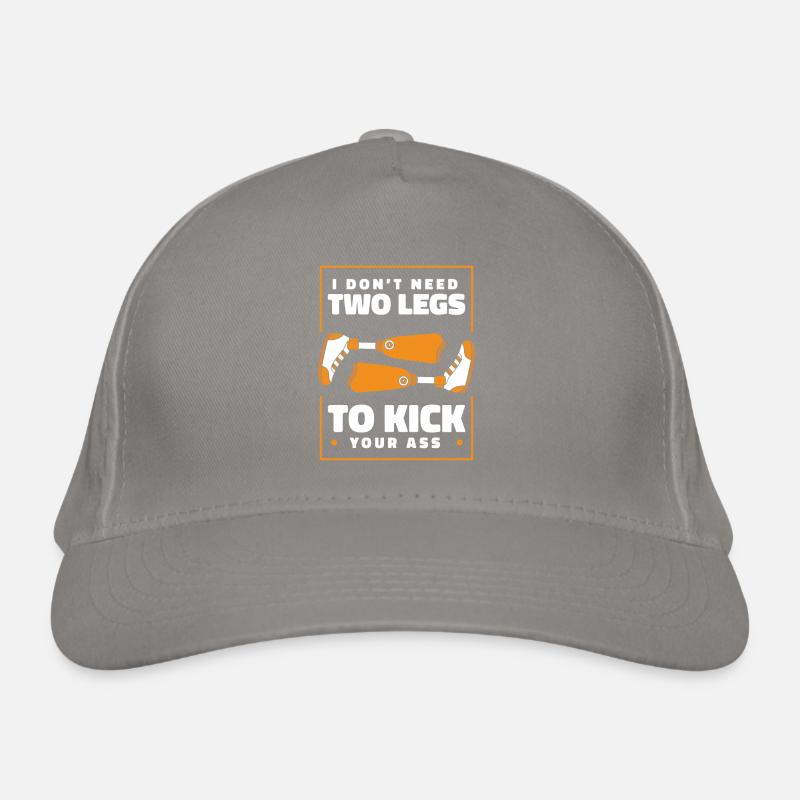 Don't Need Two Legs to Kick Your Ass User Leg Organic Baseball Cap