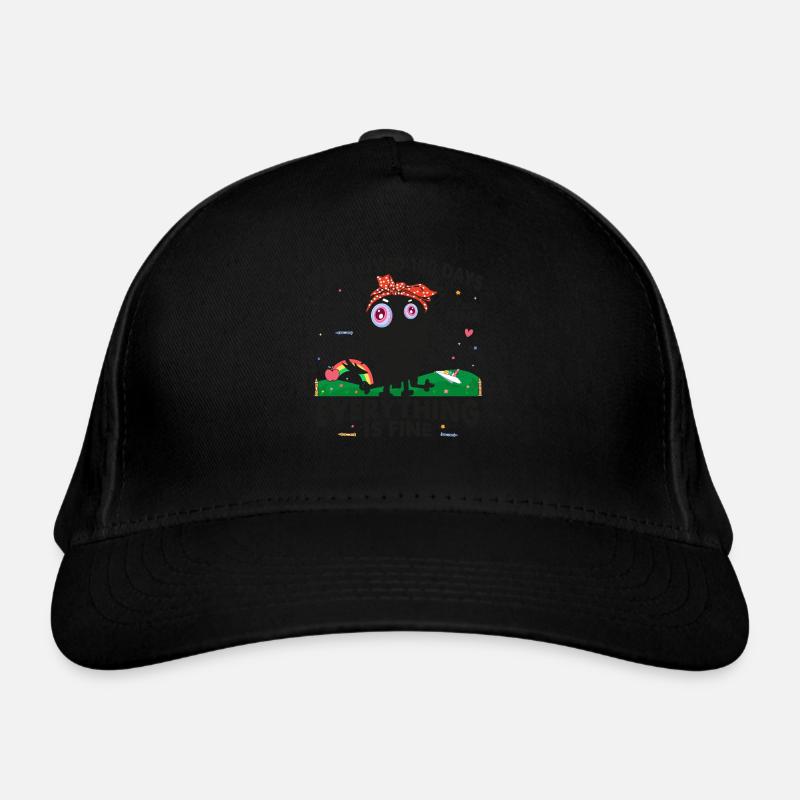100 jours d’école Chat C’EST BIEN JE VAIS BIEN Casquette classique bio