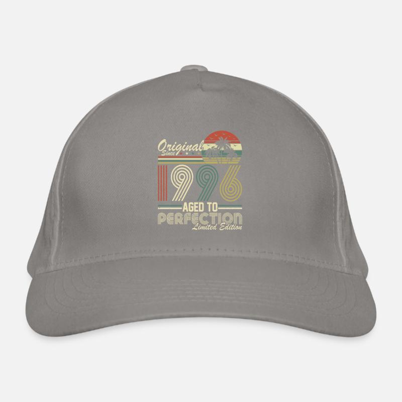 Design d’anniversaire Vintage créatif 1996 Casquette classique bio