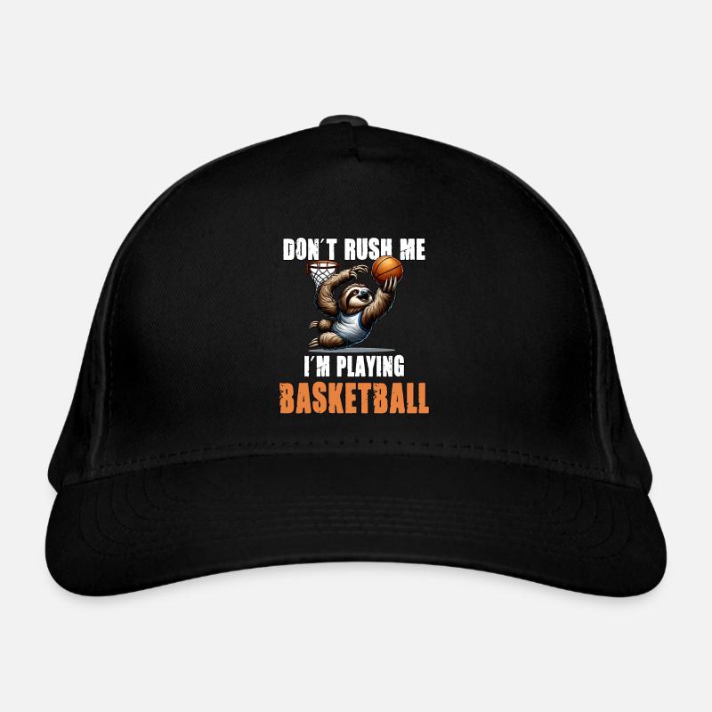 Faultier Basketball Ich hetze nicht ich spiele Bio-Baseballkappe