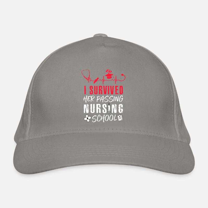 Krankenschwester Ehemann Krankenpflegeschule Abschluss Meme Geschenk Bio-Baseballkappe