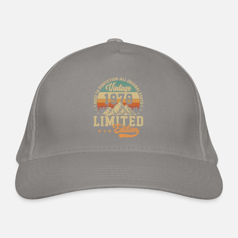 Original 1978 Vintage anniversaire Casquette classique bio
