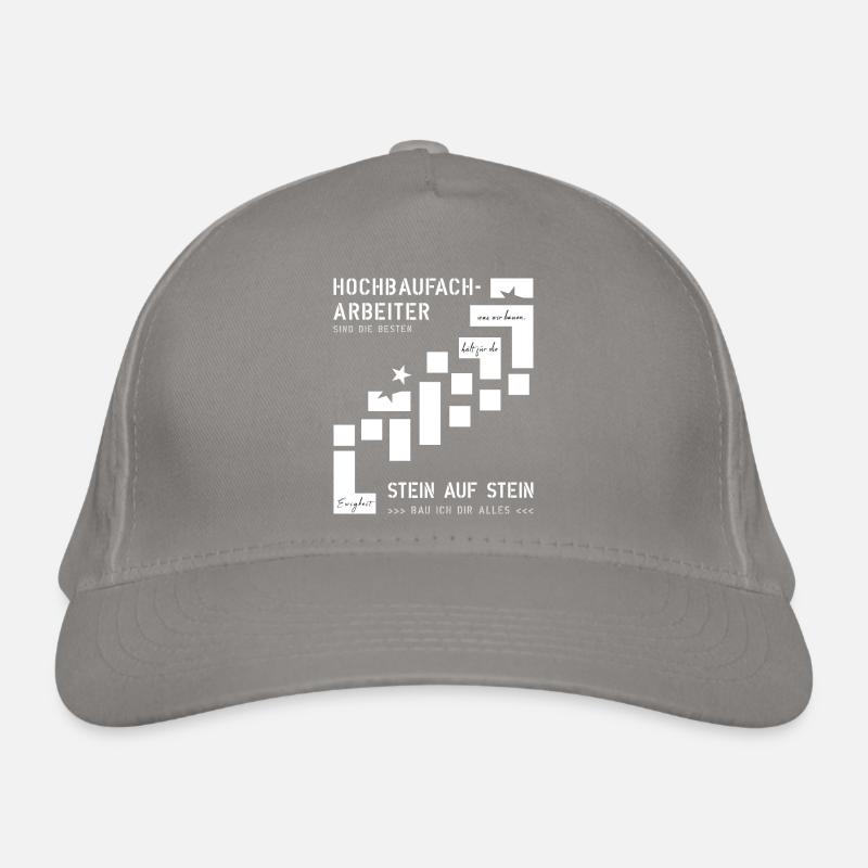 Ouvriers de la construction de bâtiments Casquette classique bio