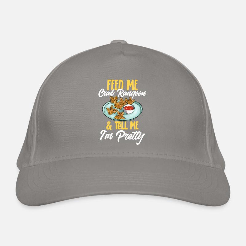 Krabben Rangoon Crab Rangoon Organic Baseball Cap