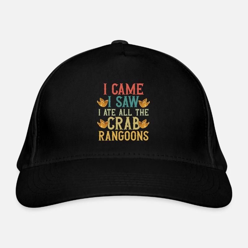 Krabben Rangoon Crab Rangoon Organic Baseball Cap