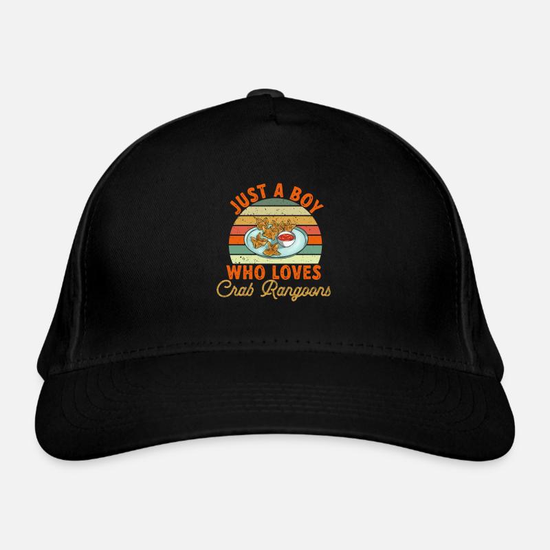 Krabben Rangoon Crab Rangoon Organic Baseball Cap