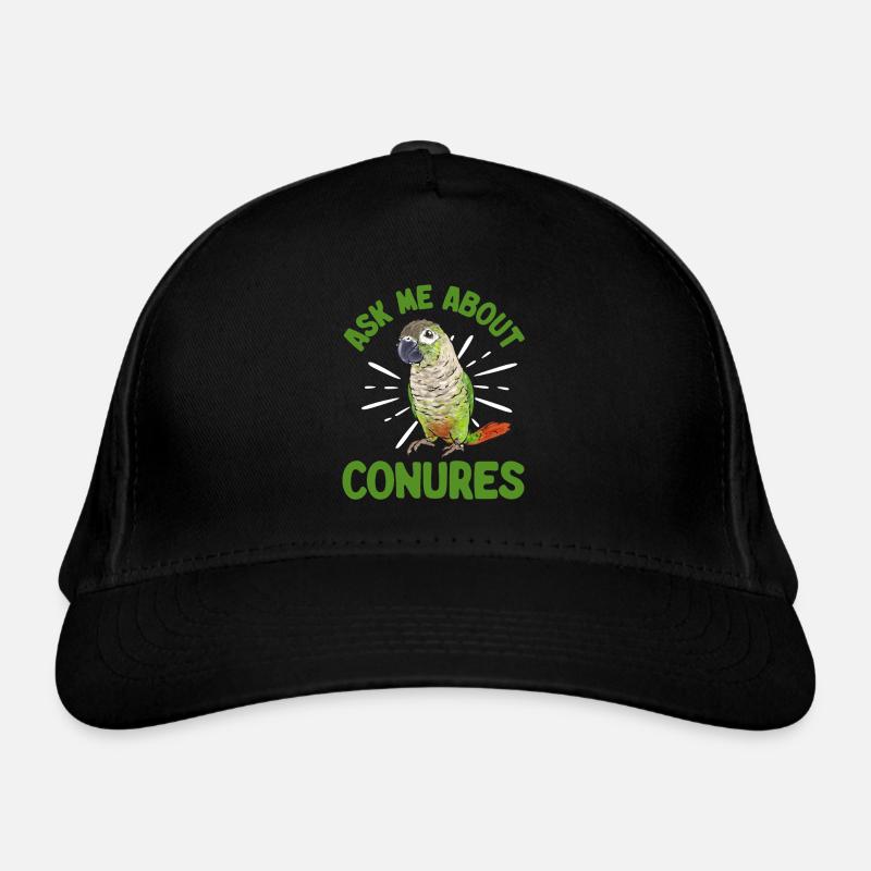 Molina Parakeet Parrot Bird Parakeet Organic Baseball Cap
