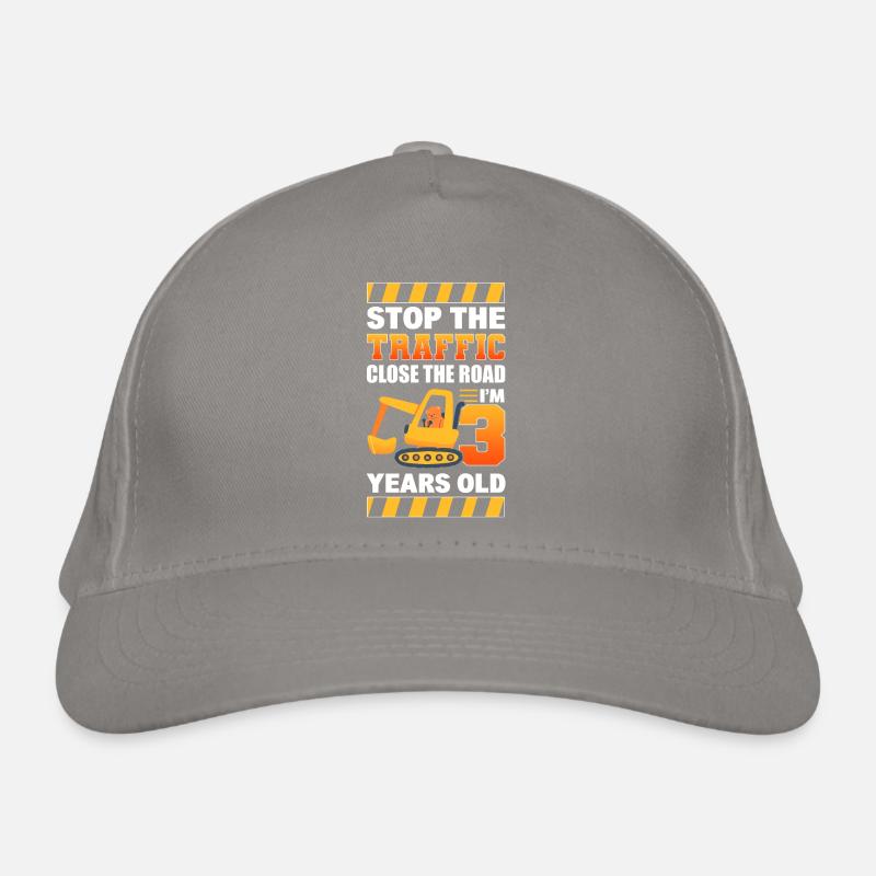 Grue d’excavatrice de construction Casquette classique bio