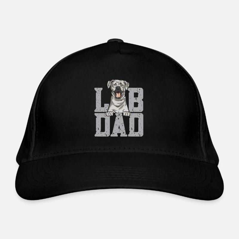 Silver Labrador Retriever Silver Lab Casquette classique bio