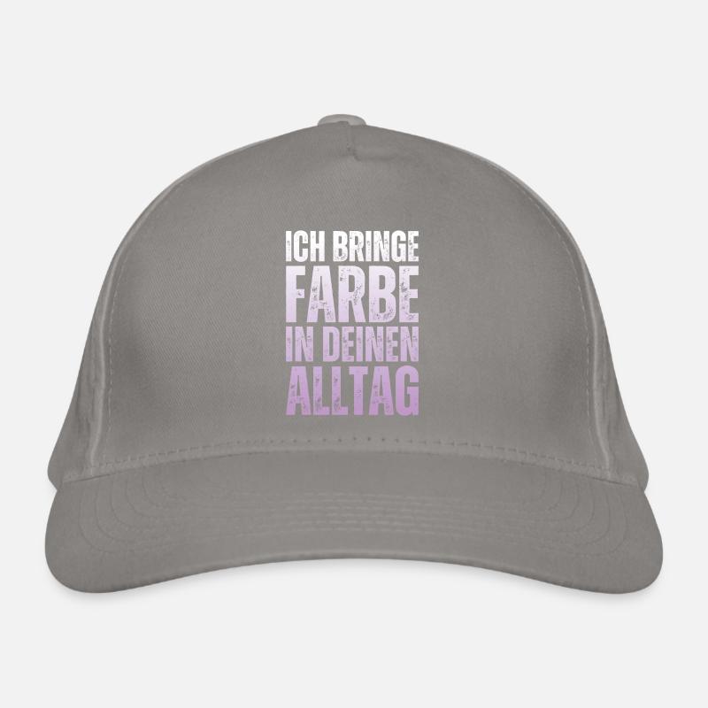 Ich Bringe Farbe Maler Papa Lackierer Bio-Baseballkappe