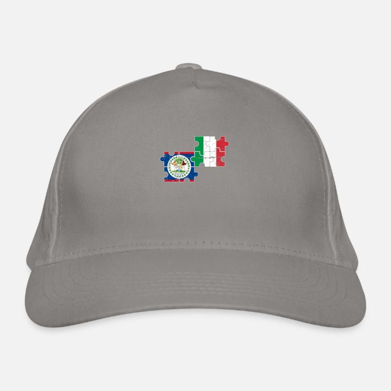 Belize Italien Vintage Flagge Belizer Bio-Baseballkappe