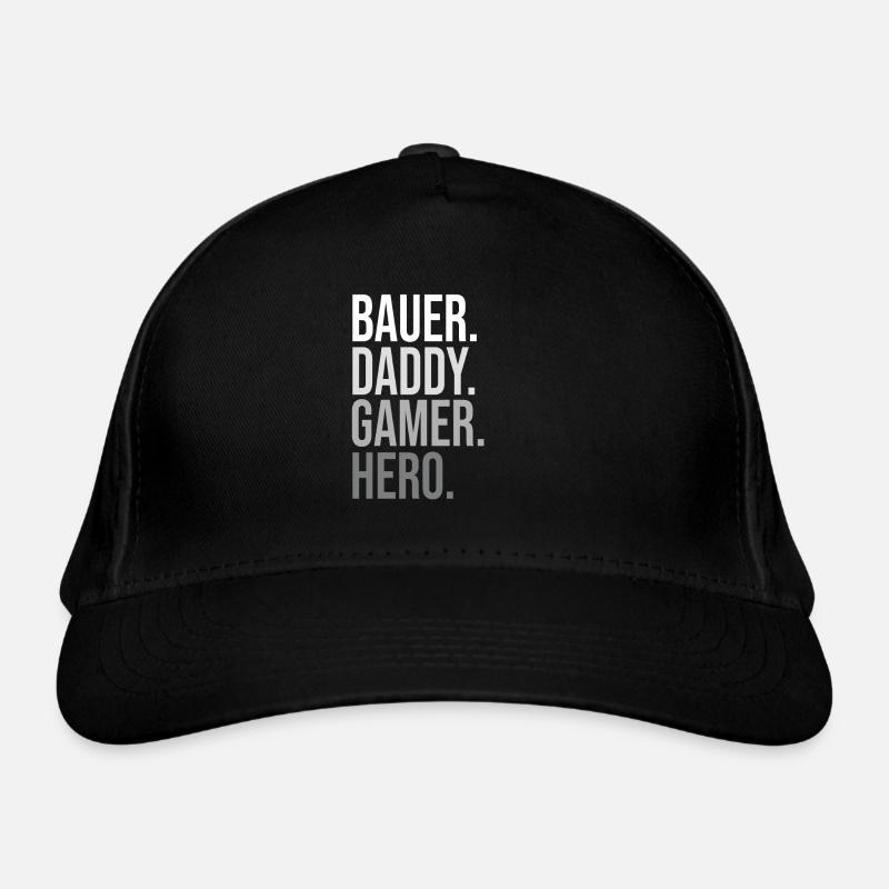 Classic Bauer Daddy Hero Bold Statement Organic Baseball Cap