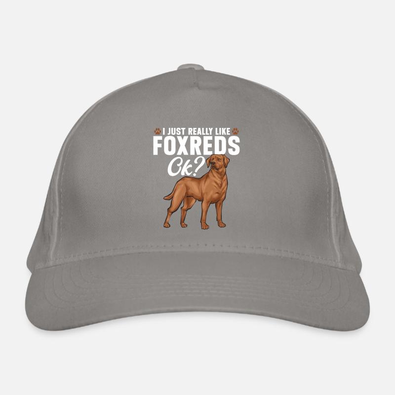 Fuchsroter Labrador Retriever Fox Labrador rouge Casquette classique bio