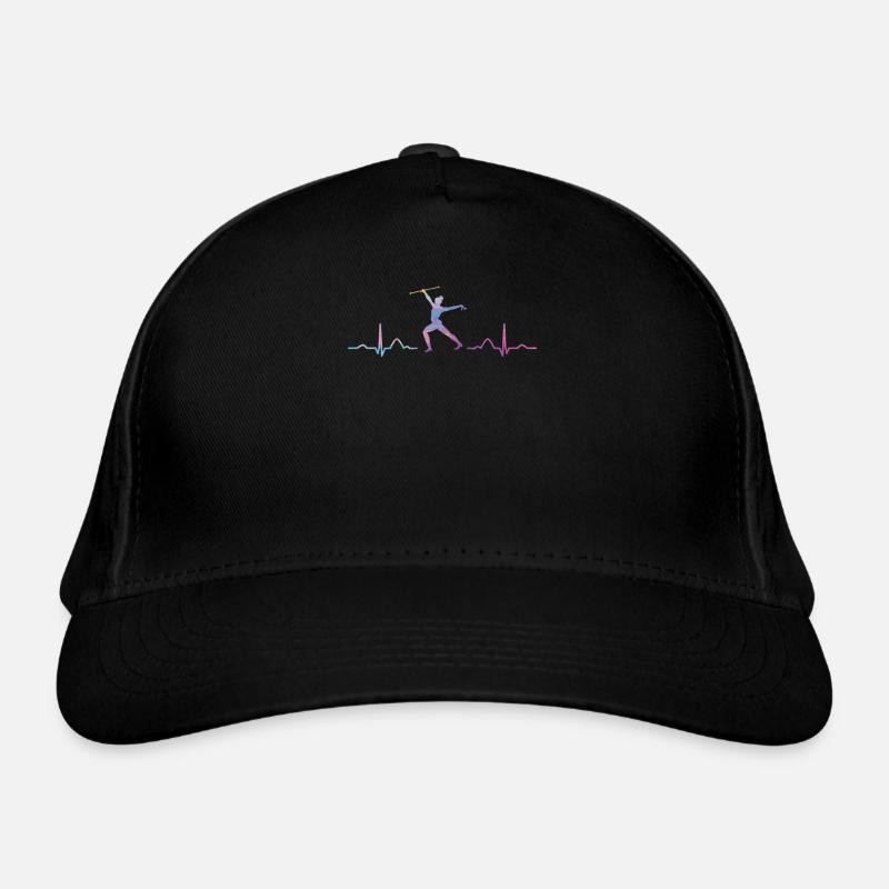 Gymnastics Bar ECG Rhythmic Gymnastics Organic Baseball Cap