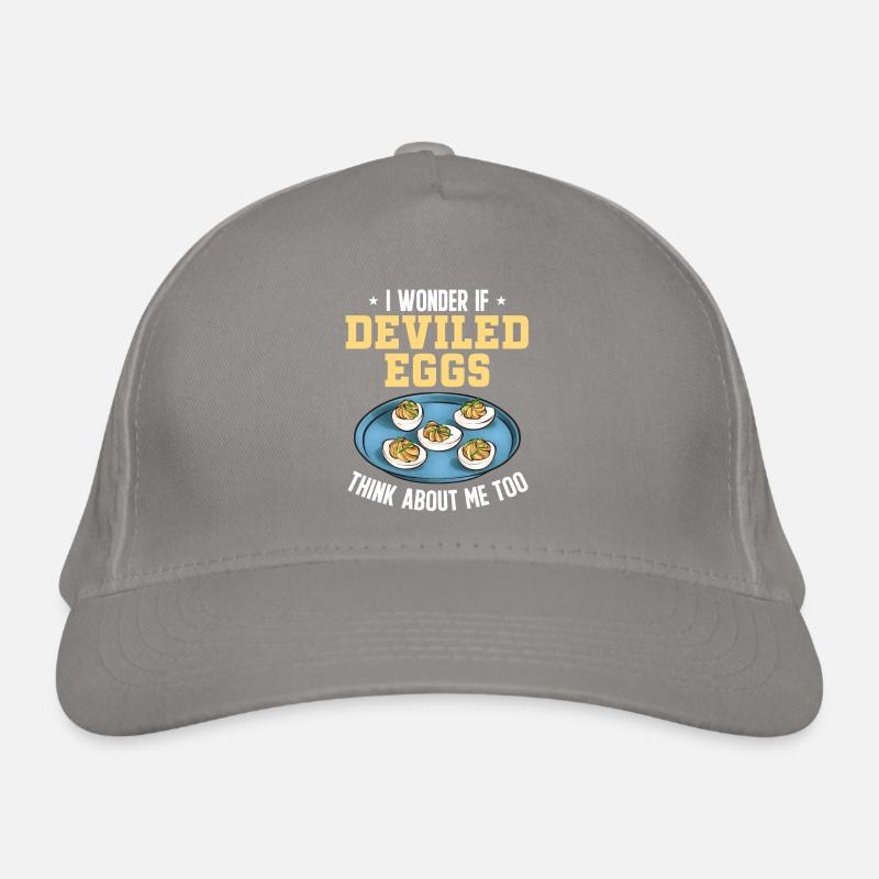 Stuffed Eggs Deviled Eggs Organic Baseball Cap