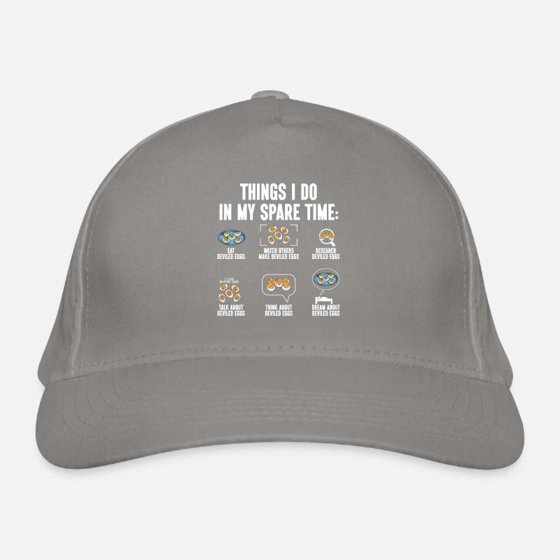 Stuffed Eggs Deviled Eggs Organic Baseball Cap