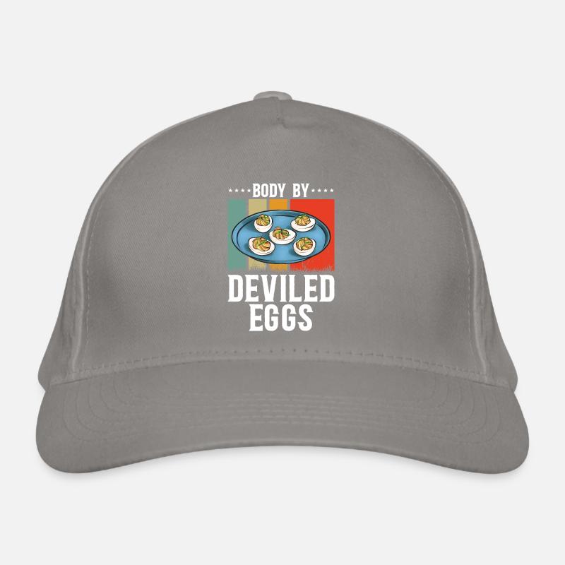 Stuffed Eggs Deviled Eggs Organic Baseball Cap