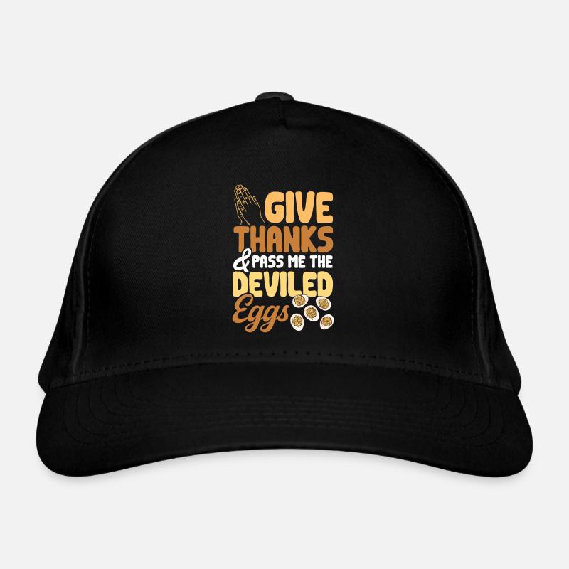 Stuffed Eggs Deviled Eggs Organic Baseball Cap