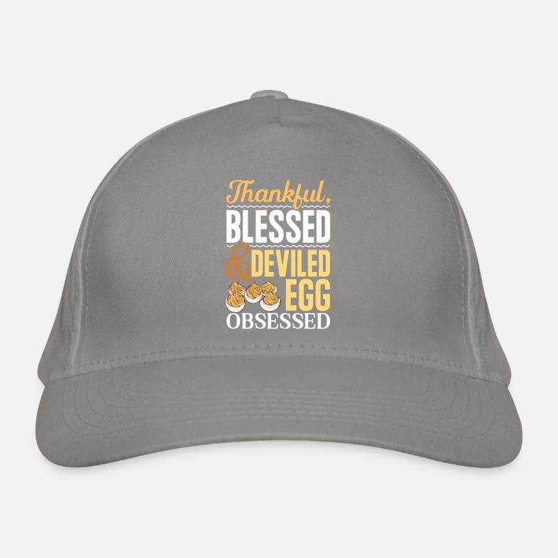 Stuffed Eggs Deviled Eggs Organic Baseball Cap