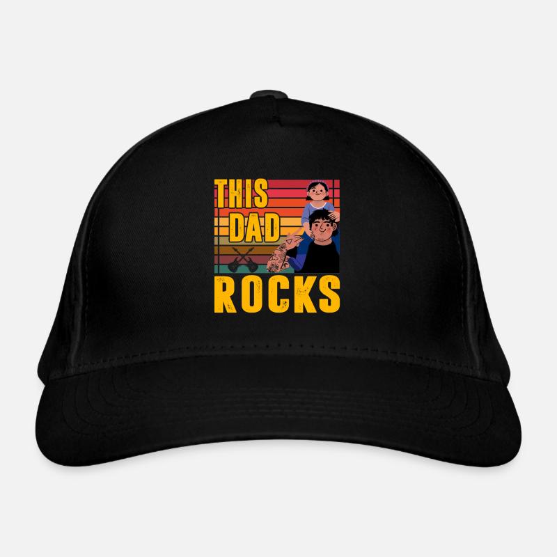 This Dad rocks Organic Baseball Cap