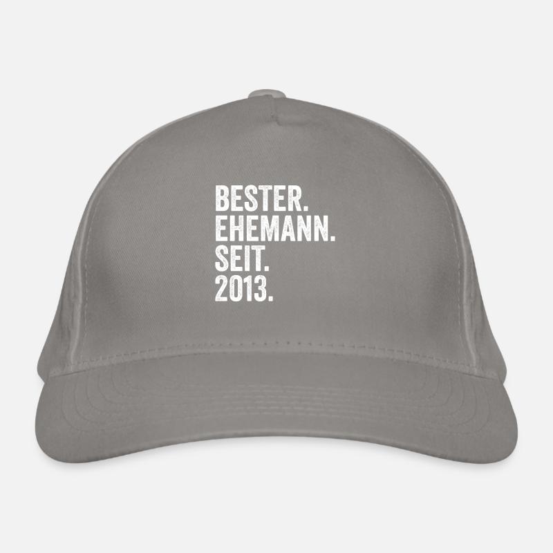 Valentinstag Bester Ehemann Seit 2013 Bio-Baseballkappe