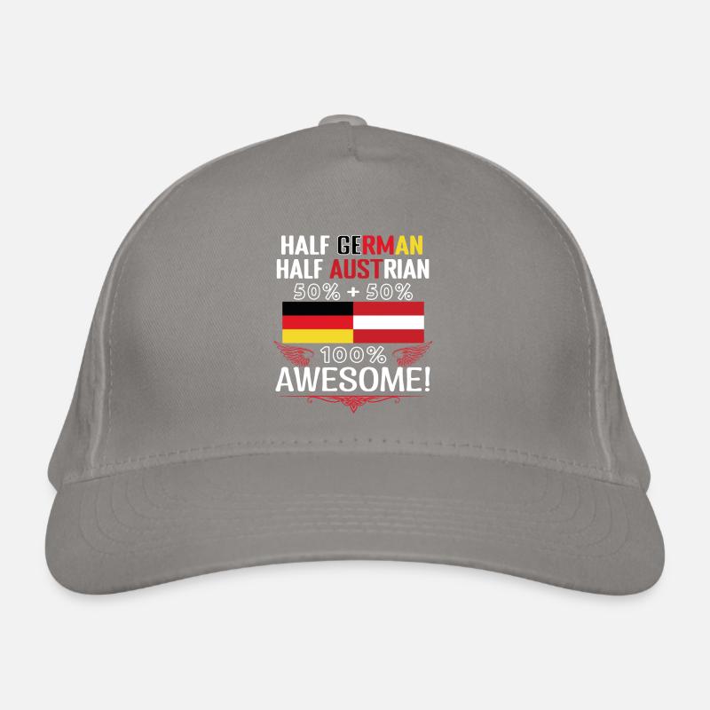 Half German, half Austrian Organic Baseball Cap