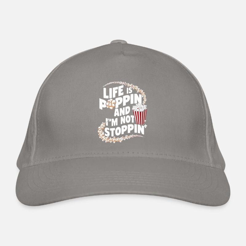 Dicton de pop-corn amusant, pop-corn en rafale Casquette classique bio