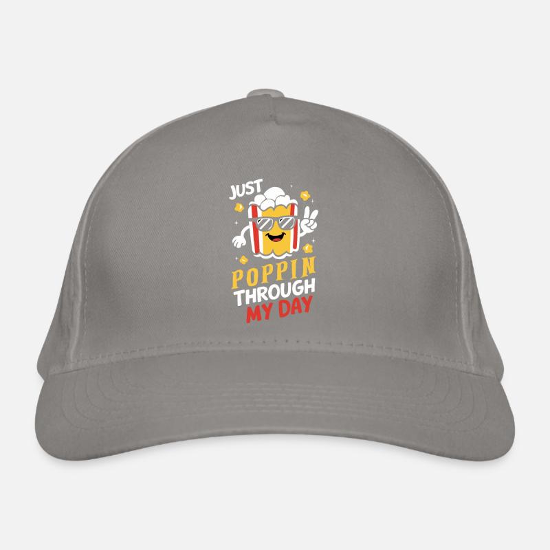 Dicton de pop-corn amusant, pop-corn en rafale Casquette classique bio