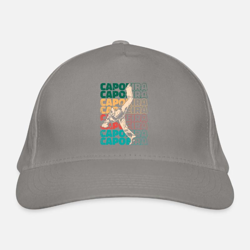 Retro Capoeira Text Ginga Capoeirista Dance Organic Baseball Cap