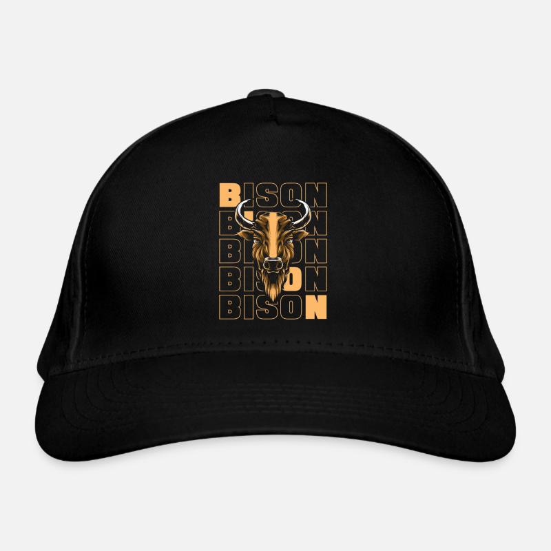 Bison d’Amérique de buffle Bovinae Lover Bison Casquette classique bio
