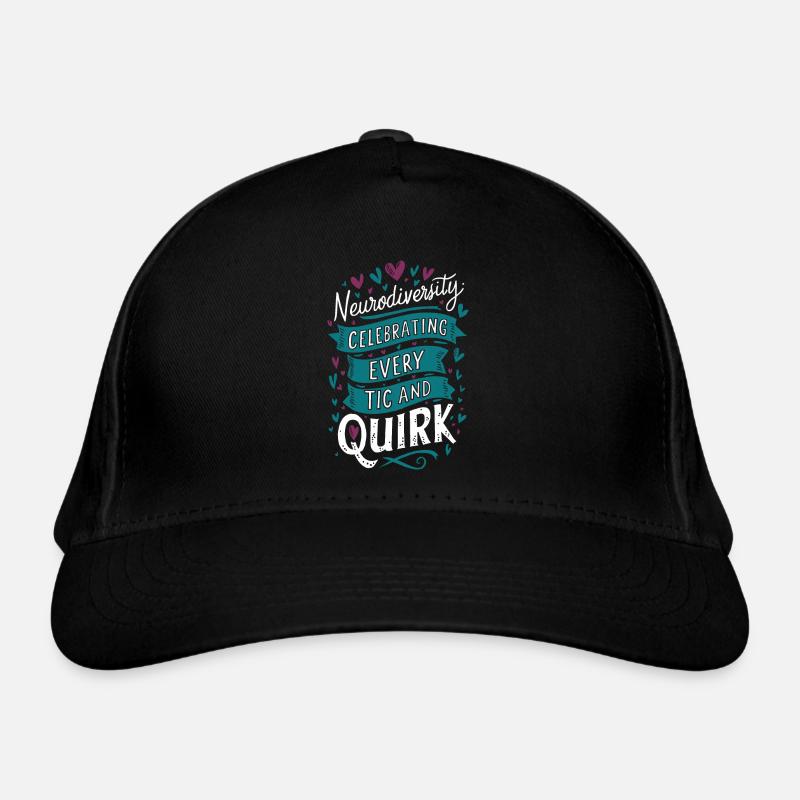 Tourette's Syndrome Awareness Neurodiverse Organic Baseball Cap