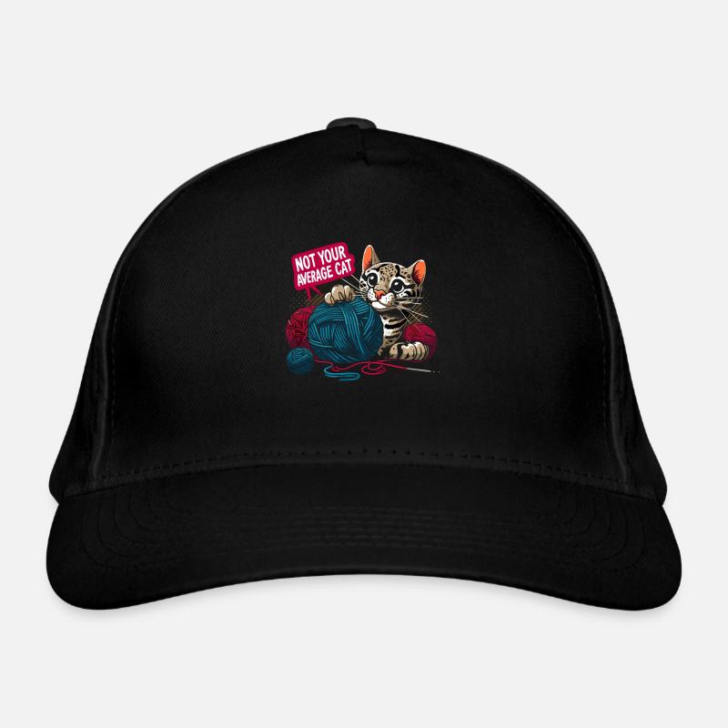 Ocelot Wild Cat Exotic Pets Jungle Big Cat Organic Baseball Cap