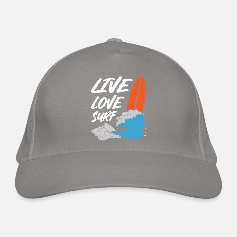Surf d’amour en direct Casquette classique bio