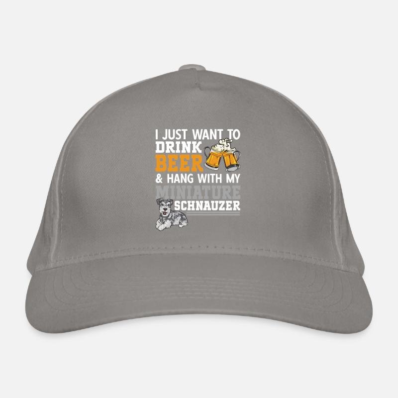 Schnauzer nain Chien Schnauzer Casquette classique bio