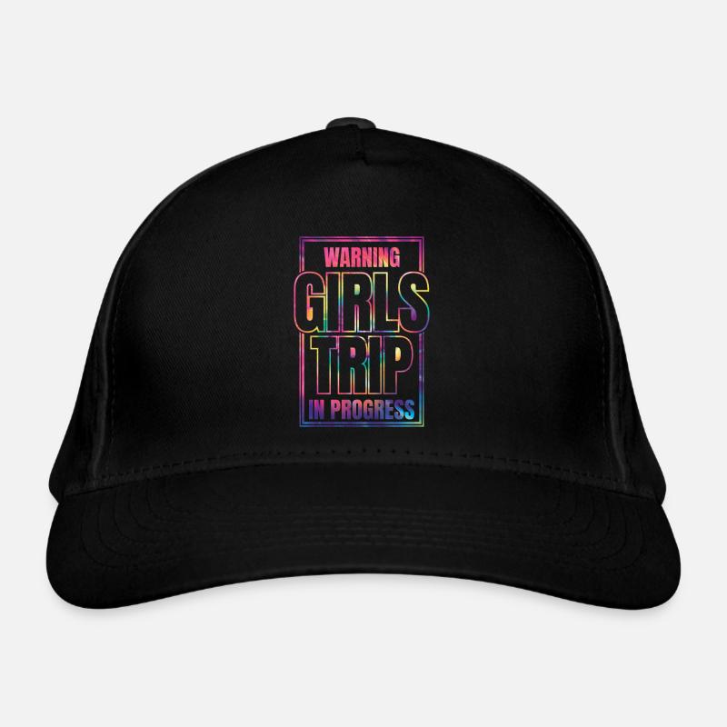 Warning Girls Trip in progress Organic Baseball Cap