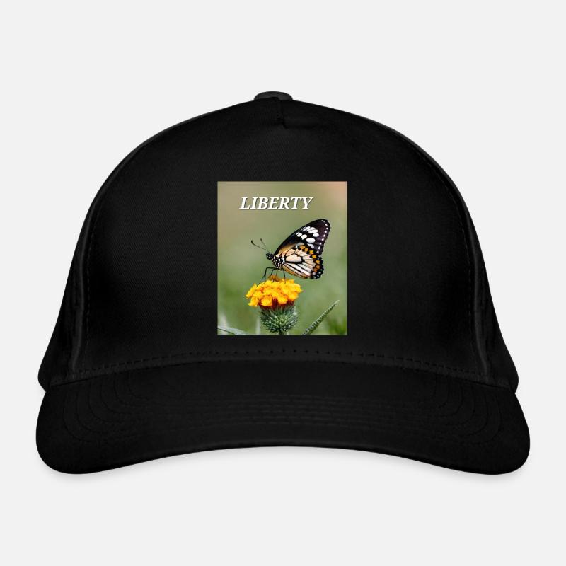 Butterfly in Bloom Organic Baseball Cap