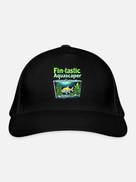 Aquascaping Enthusiast Underwater Gardening - Bio-Baseballkappe - Schwarz - Vorne