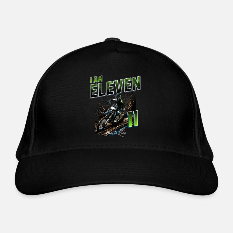11e anniversaire de motocross Casquette classique bio